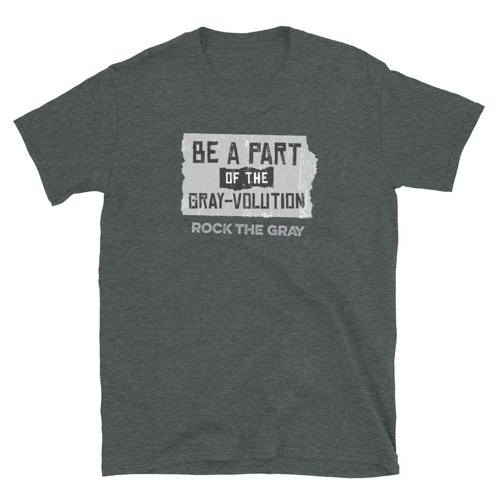 Gray-Volution Ticket Unisex Tshirt